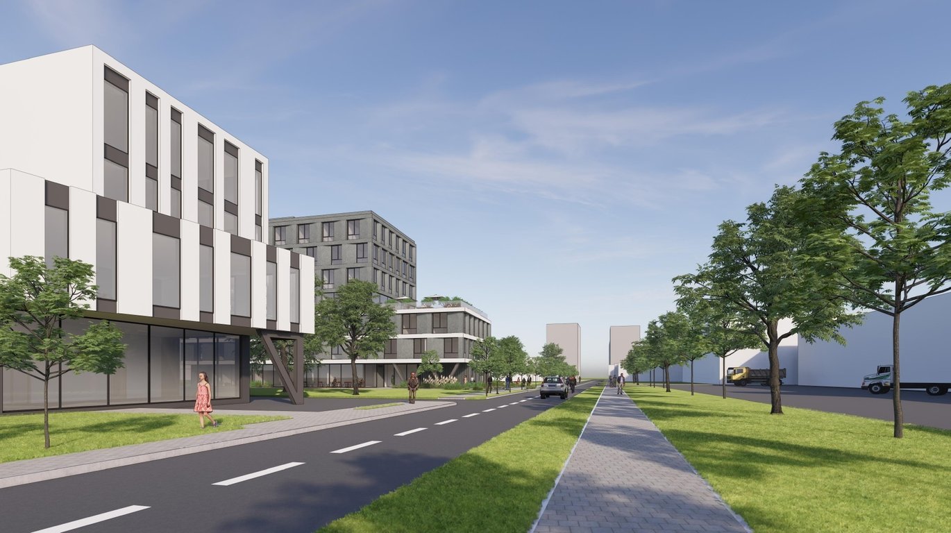 У Львові поблизу Victoria Gardens побудують готель. Фото: &laquo;Ейвіар&raquo;