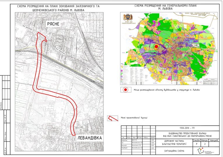 Схеми ЛКП "Інститут просторового розвитку" 