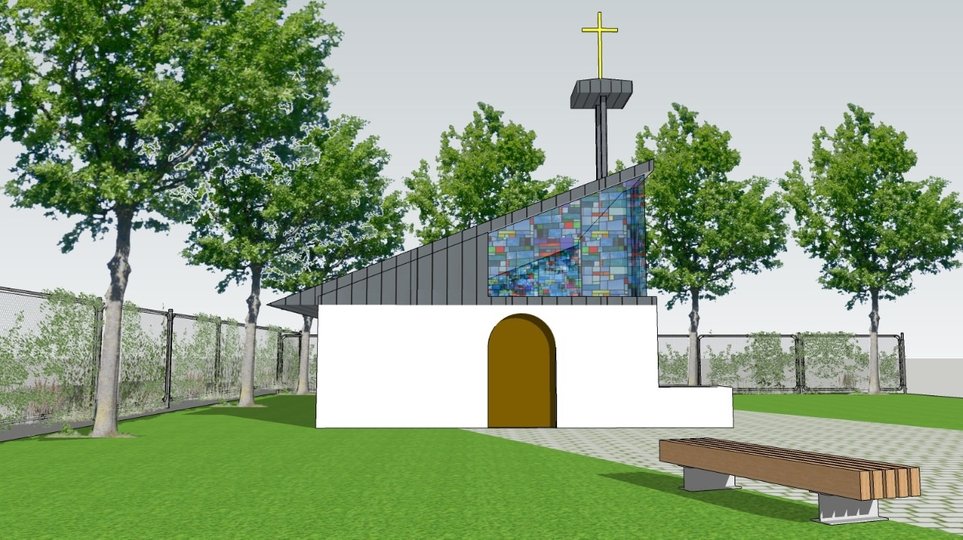 У Львові на вулиці Пасічній збудують нову церкву з каплицею і дзвіницею. Фото: парафія святої великомучениці Катерини ПЦУ