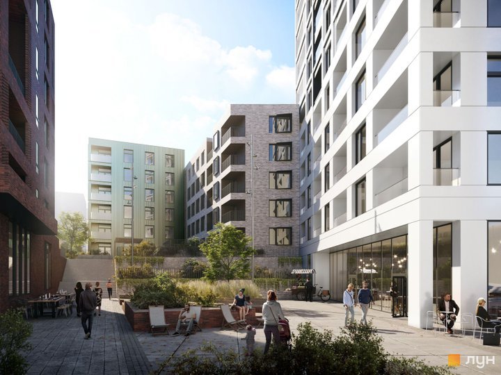 У Львові біля Стрийського парку побудують багатоповерхівку. Фото: «Комфортбуд»