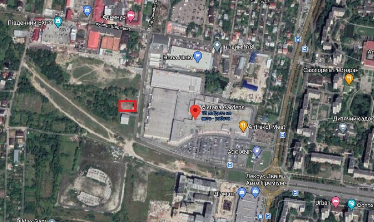 У Львові поблизу Victoria Gardens побудують готель. Фото: Західнет