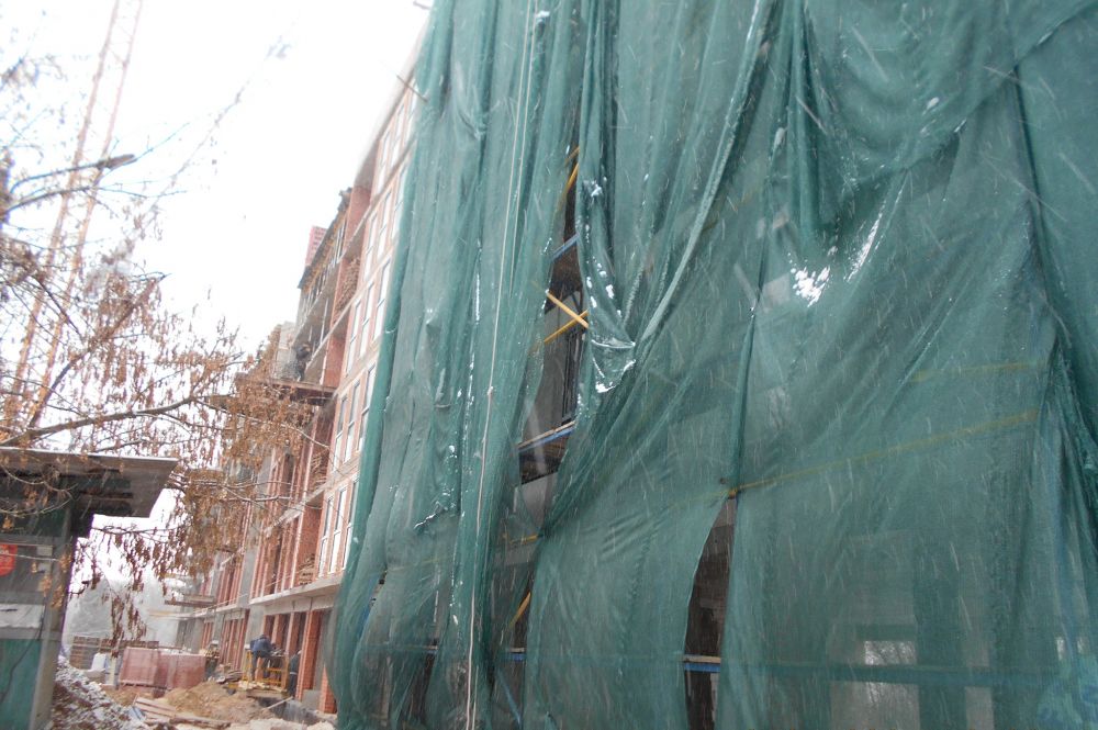 У Львові призупинили будівництво житлового комплексу на вулиці Пасічній. Фото: Любомир Зубач