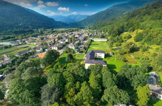«Сколівськими Бескидами» на Львівщині можна подорожувати онлайн. Фото: скріншот мапи