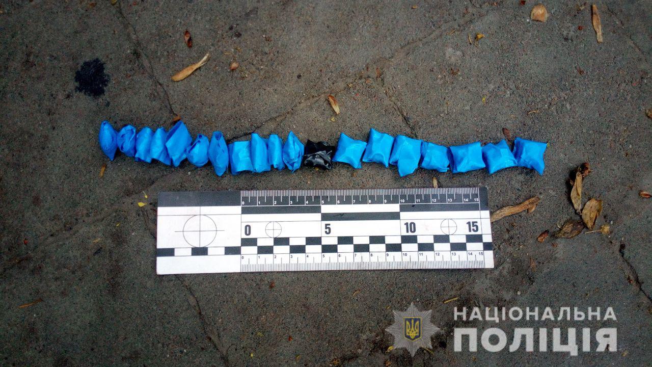 У Стрийському парку у Львові правоохоронці затримали 19-річного закладчика наркотиків