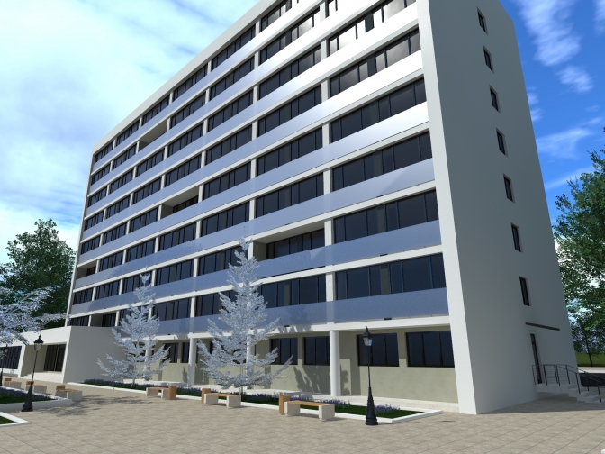 У Львові реконструюють готель &laquo;Турист&raquo;, що на вулиці Коновальця. Візуалізація: ПрАТ &laquo;Львівтурист&raquo;