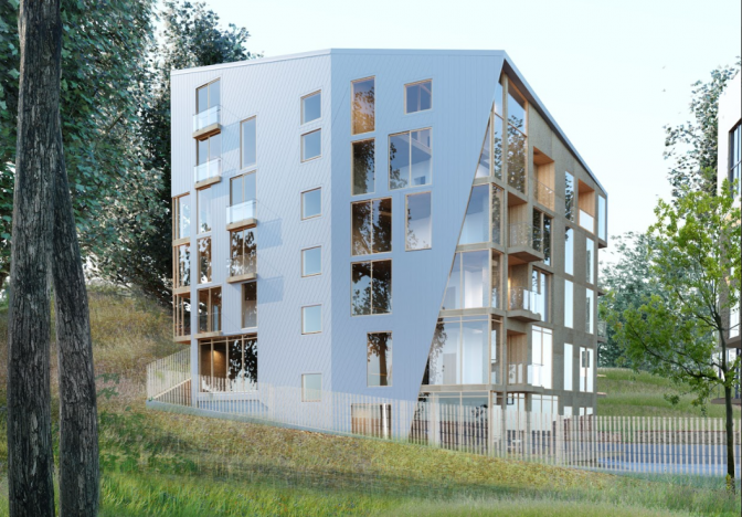 У Львові на вулиці Ярославенка побудують житловий будинок. Фото: міськради