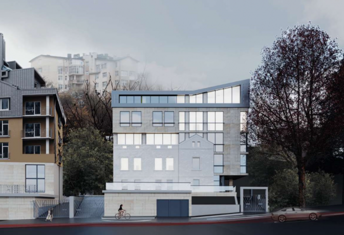 У Львові на вулиці Ярославенка побудують житловий будинок. Фото: міськради