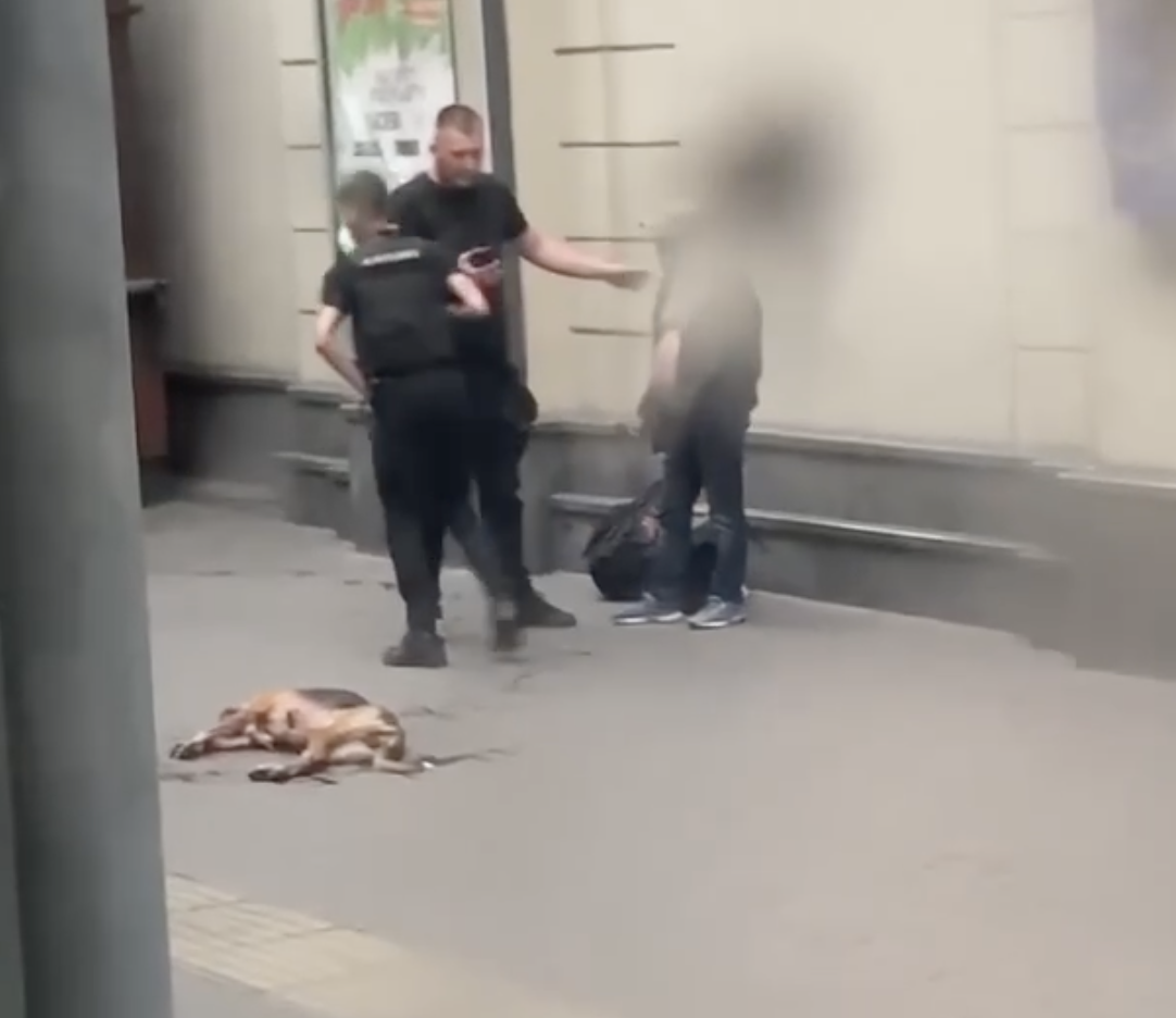 На львівському вокзалі поліцейський застрелив собаку