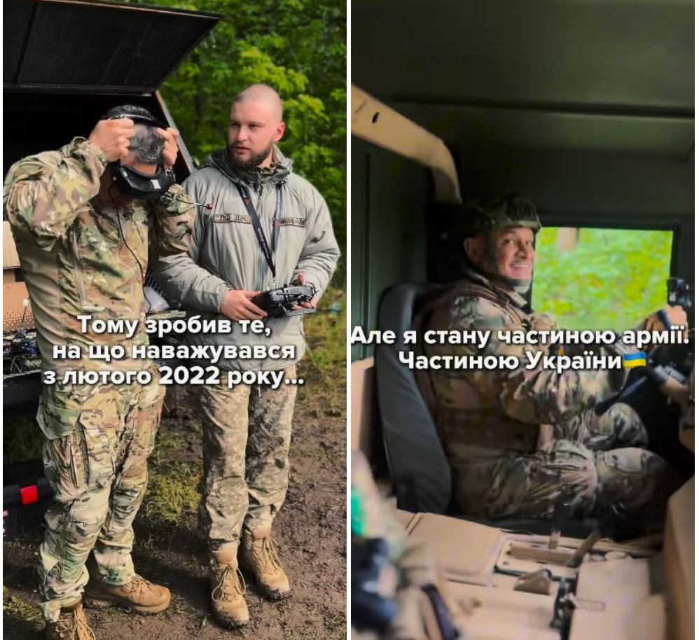 Ектор Хіменес-Браво заявив, що вступив до армії та тренується на Харківщині