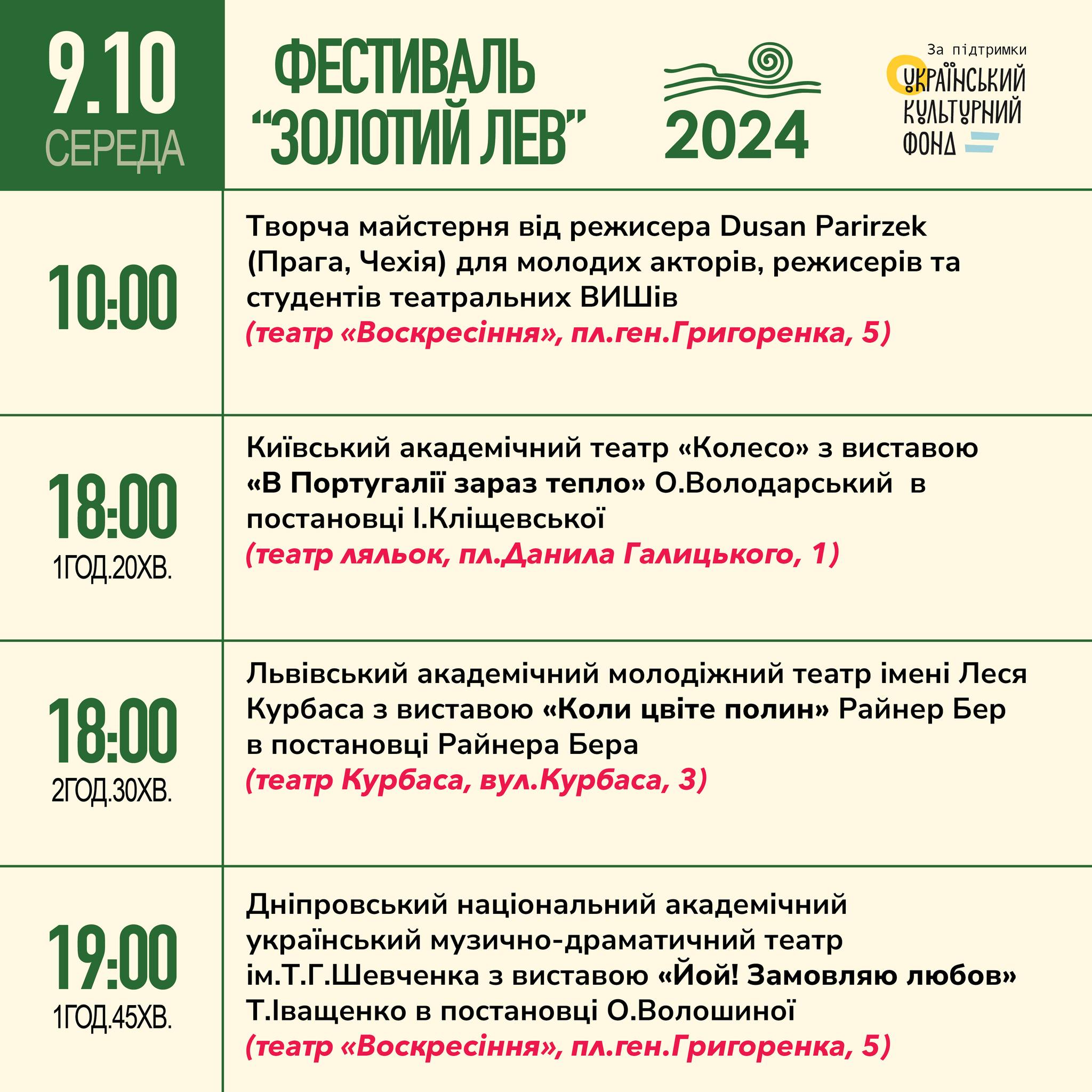 фото: facebook.com/teatrvoskresinnia