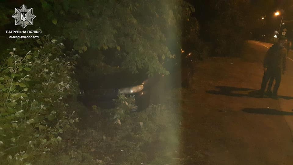 Авто злетіло з дороги. Фото поліції