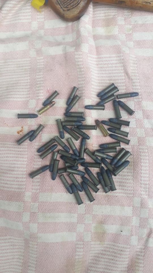 Виявлена зброя. Фото поліції