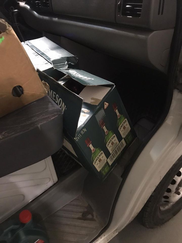 У львів'янина вилучили 480 літрів контрабандного віскі. Фото: Галицька митниця Держмитслужби