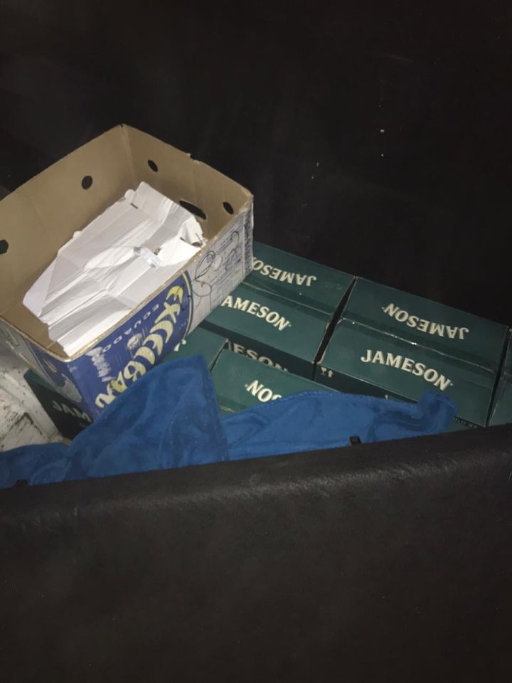 У львів'янина вилучили 480 літрів контрабандного віскі. Фото: Галицька митниця Держмитслужби