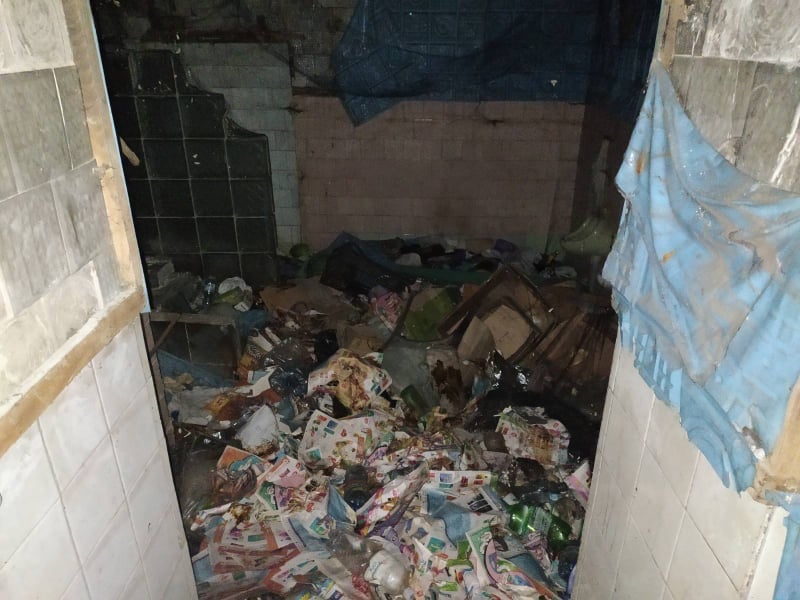 У Львові загорівся підземний туалет. Фото: ГУ ДСНС