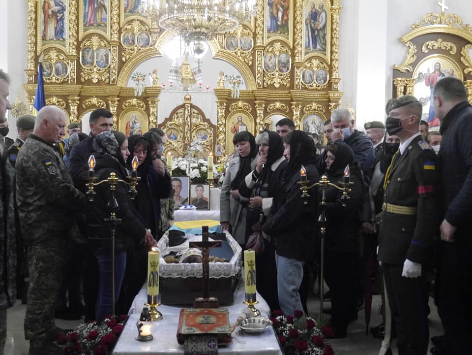 Похорон загиблого курсанта. Фото: Олександр Тіщенко