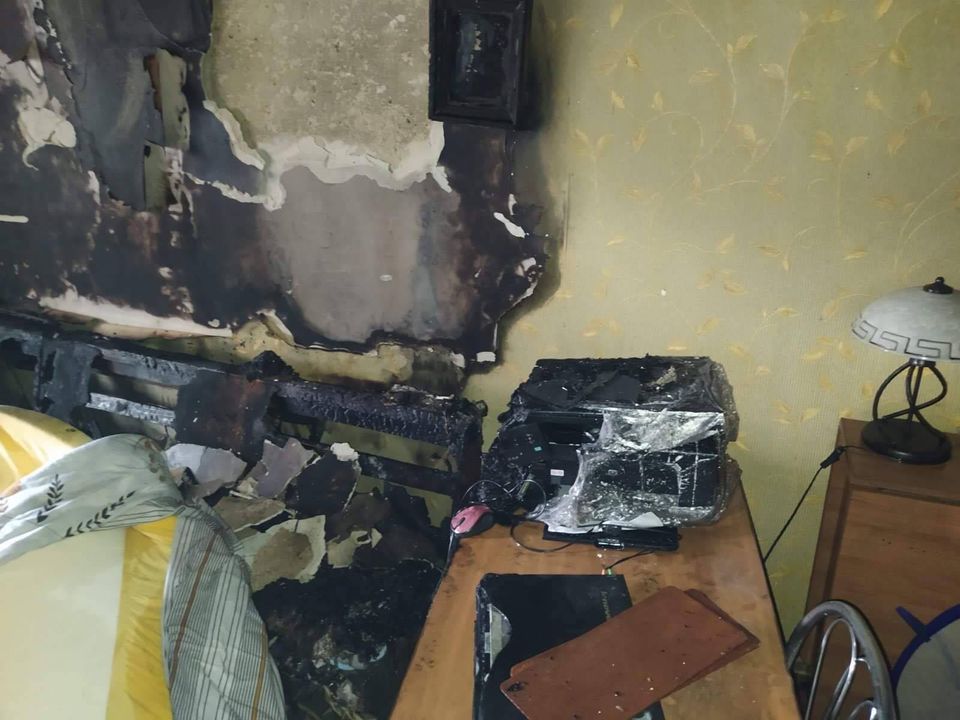 На вулиці Яреми у Львові горіла квартира. Фото: ГУ ДСНС