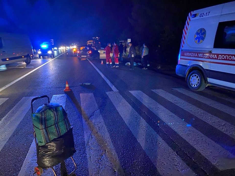 В ДТП загинула жінка. Фото поліції