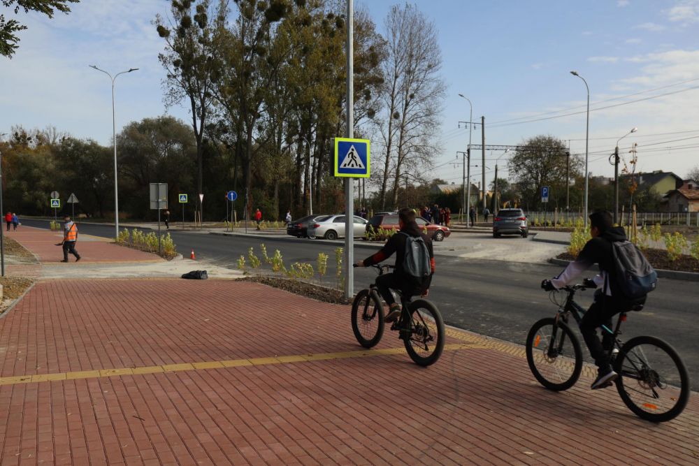 Відремонтовану вулицю Курмановича відкрили для проїзду. Фото: Львівська міська рада