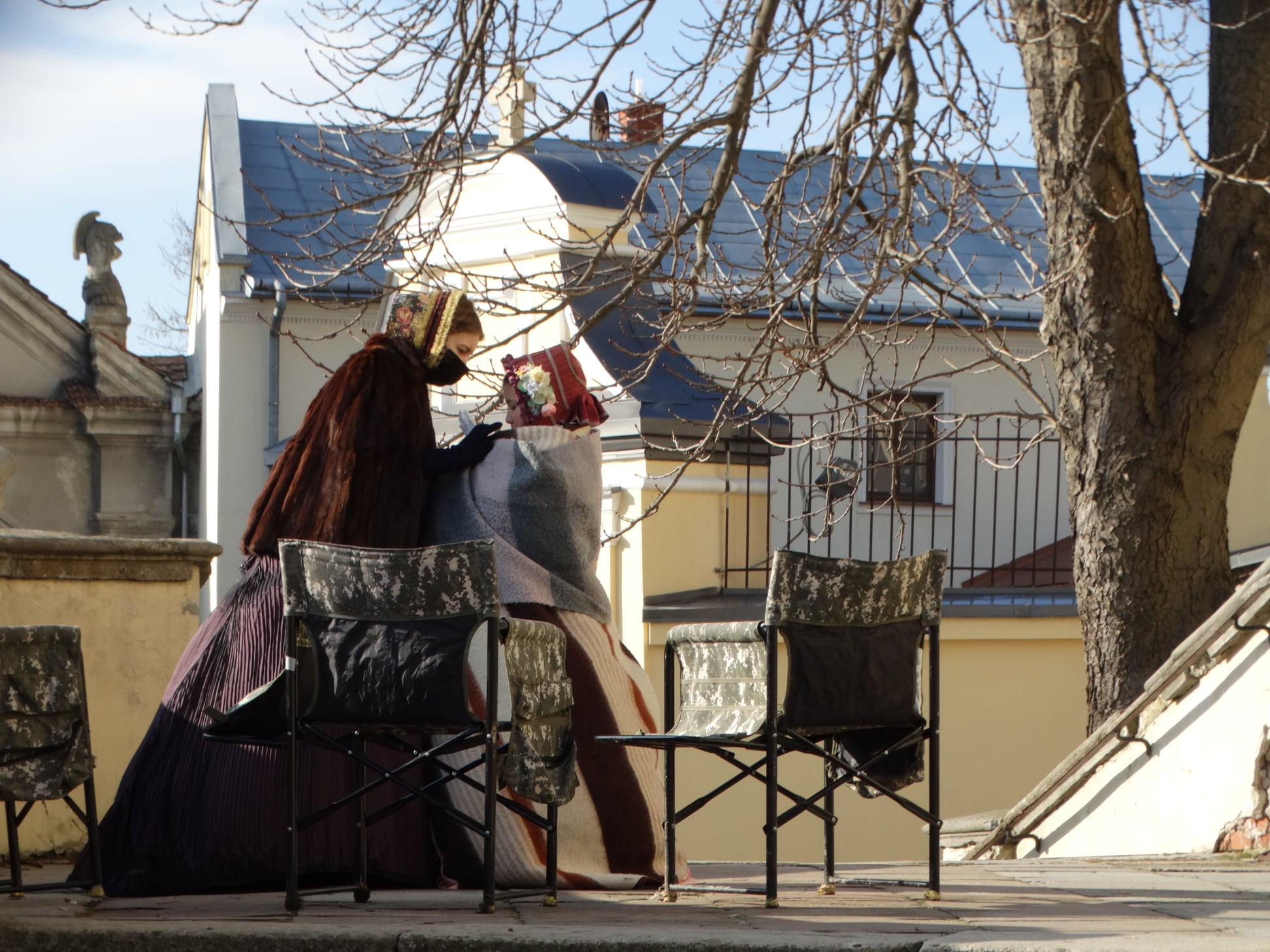 Як у Жовкві знімали кіносеріал. Фото: Туристичний інформаційний центр в місті Жовква