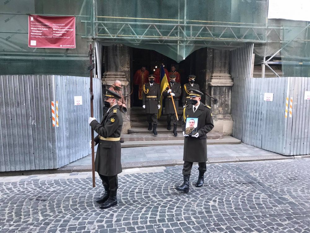 Львів попрощався із загиблим військовим Ігорем Байталою. Фото: Львівська міська рада