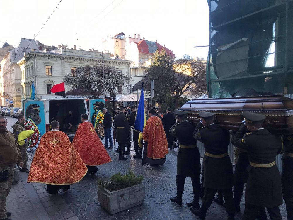Львів попрощався із загиблим військовим Ігорем Байталою. Фото: Львівська міська рада