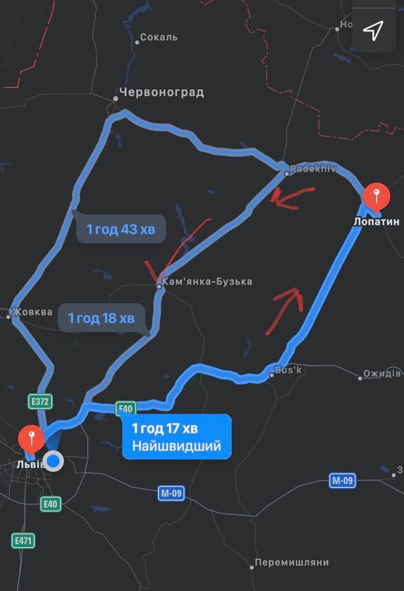 На трасі Львів &ndash; Луцьк обвалився міст через Західний Буг. Фото: Юрій Бучко