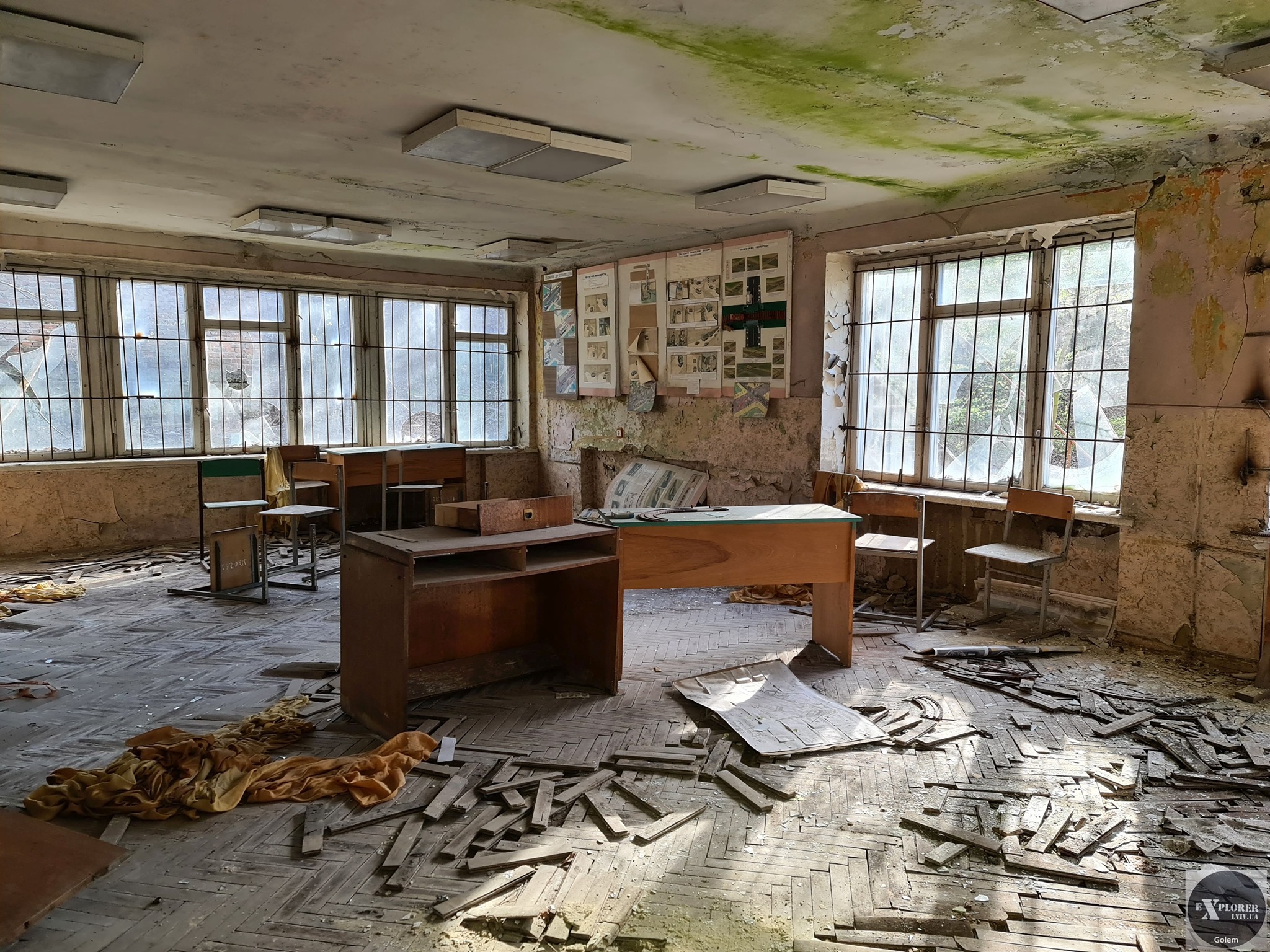 Дослідники показали фото закинутої автошколи на Новому Львові. Фото: Андрій Риштун