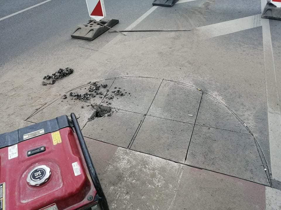 На Хуторівці облаштували острівець безпеки. Фото: Зручне місто