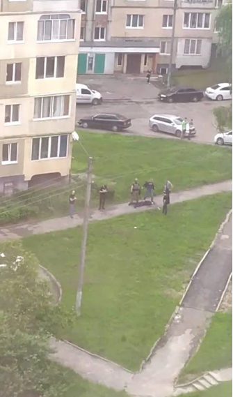 Перестрілка на Сихові. Фото: Варта-1