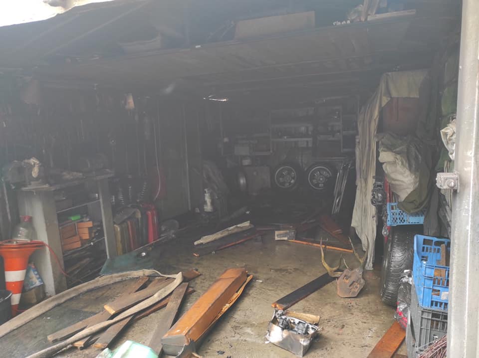 У Шевченківському районі горів автомобіль. Фото: ГУ ДСНС