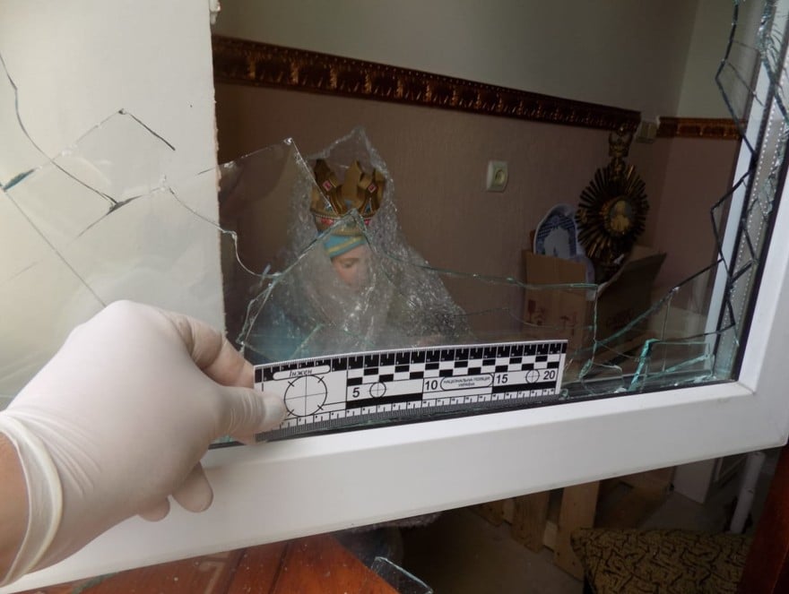 На Самбірщині 22-річний хлопець обкрадав церкви. Фото поліції