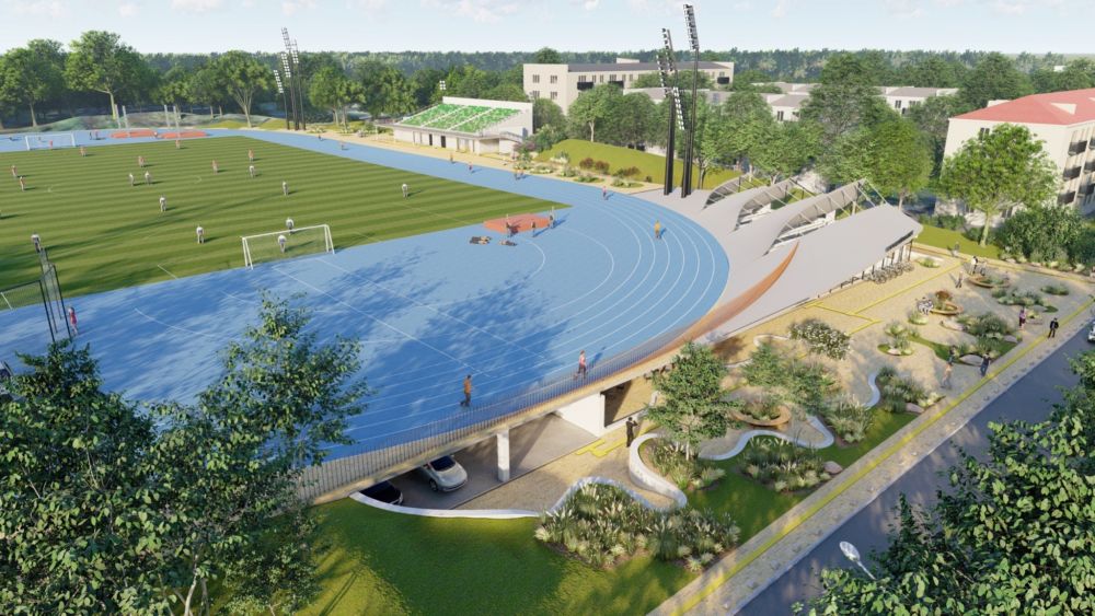 Як виглядатиме новий легкоатлетичний комплекс на території стадіону «Торпедо» у Львові