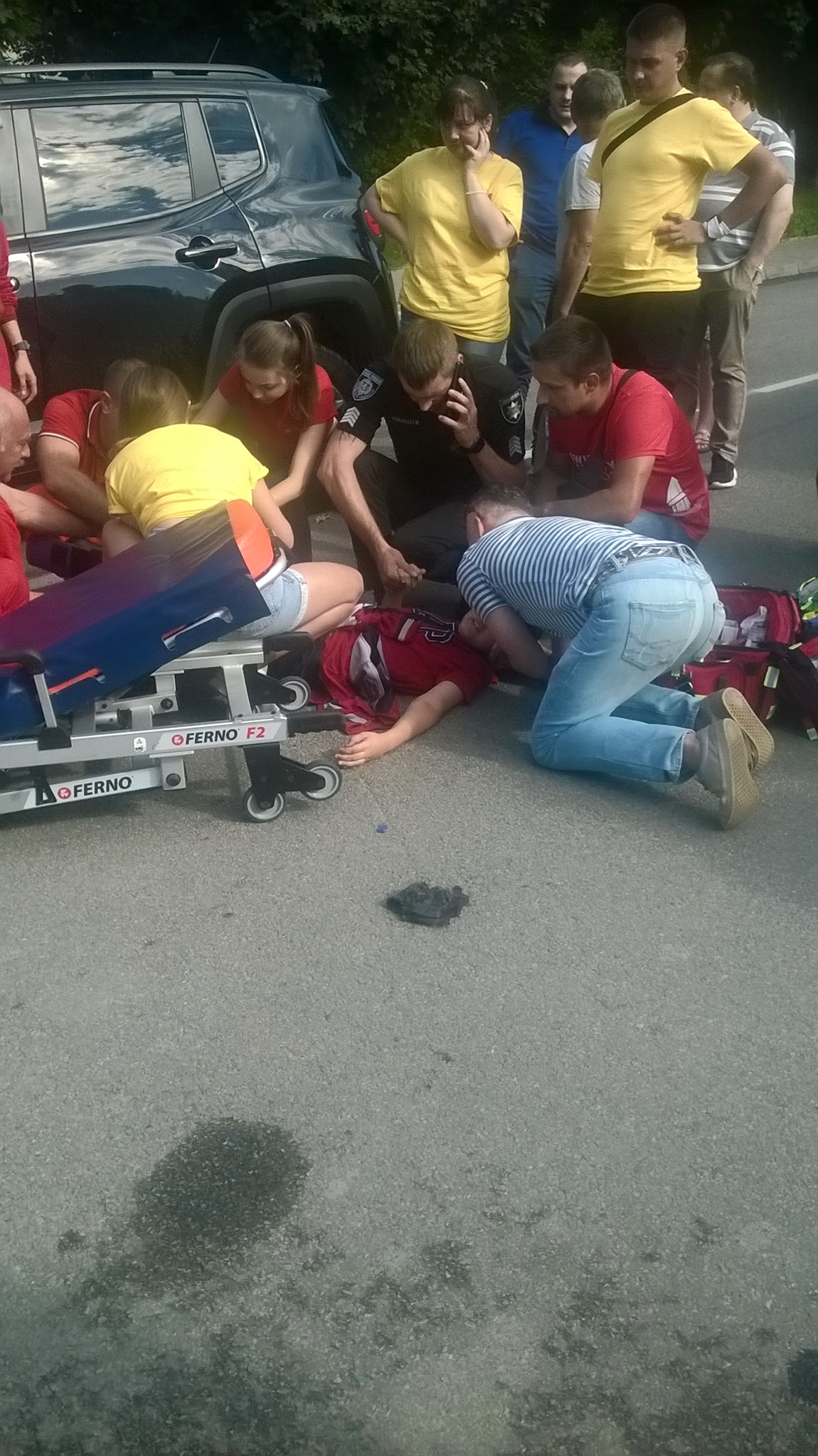 В Трускавці збили 11-річного хлопця. Фото: Кулик Наталя