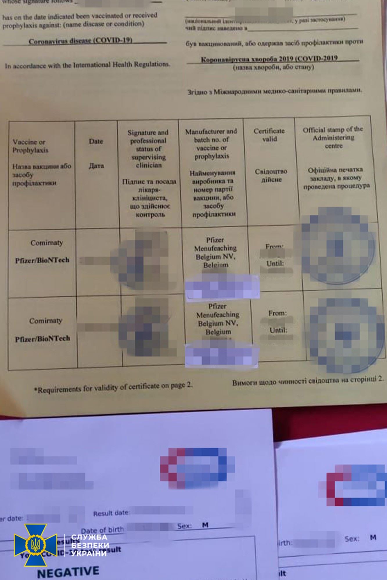 У Львові викрили масштабну схему підробок ПЛР-тестів і ковід-сертифікатів. Фото: ssu.gov.ua