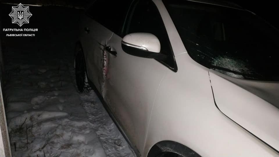 Неподалік Львова п'яний 18-річний водій збив пішохода та втік