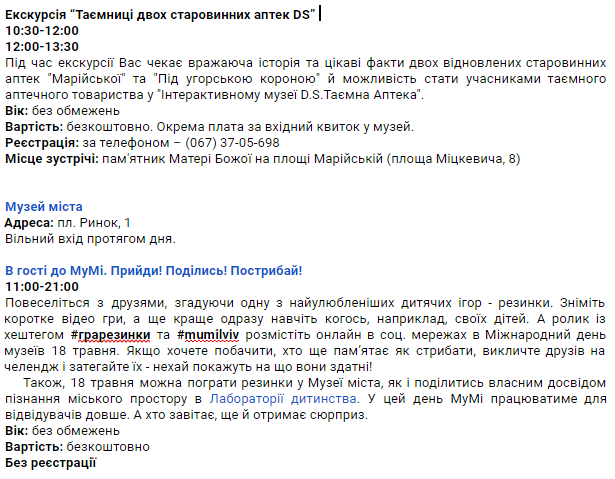 Які львівські музеї можна відвідати безкоштовно: перелік фото 2 1