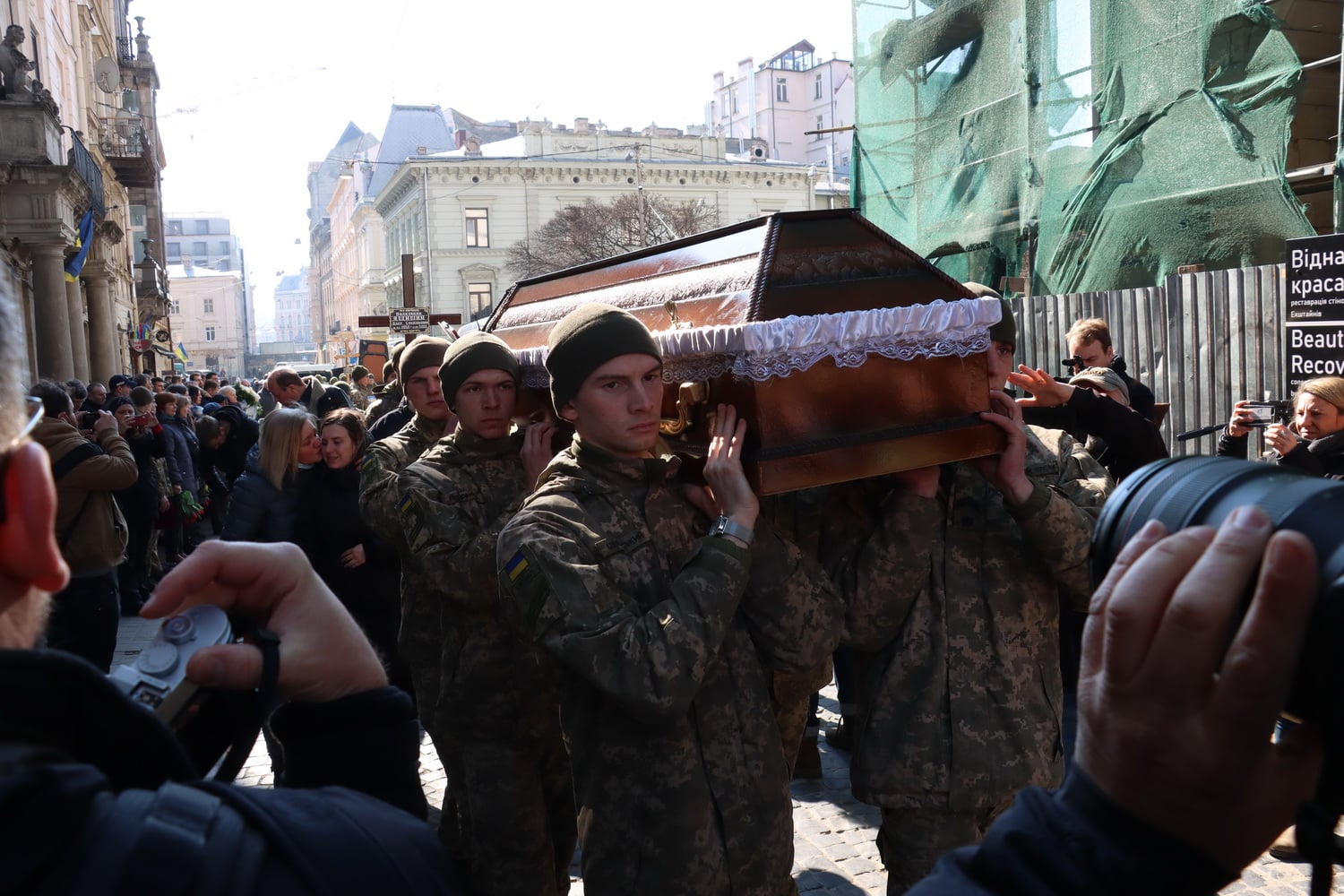 У Львові попрощались із загиблими на Яворівському полігоні військовослужбовцями