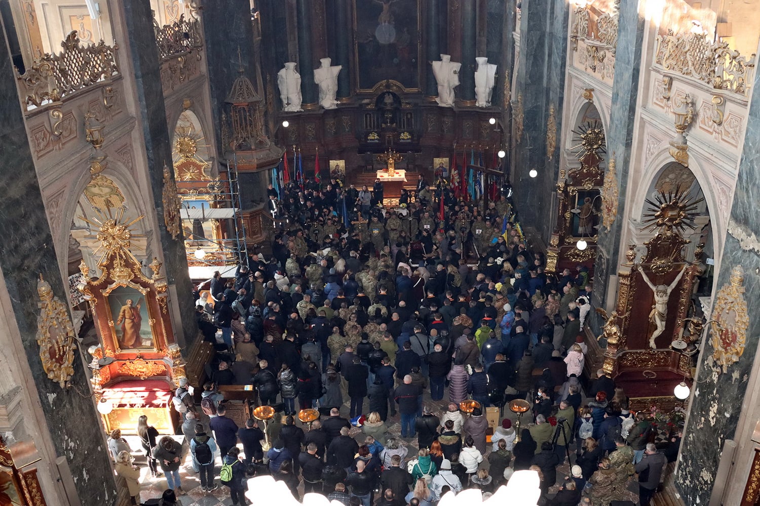 У Львові попрощались із загиблими на Яворівському полігоні військовослужбовцями