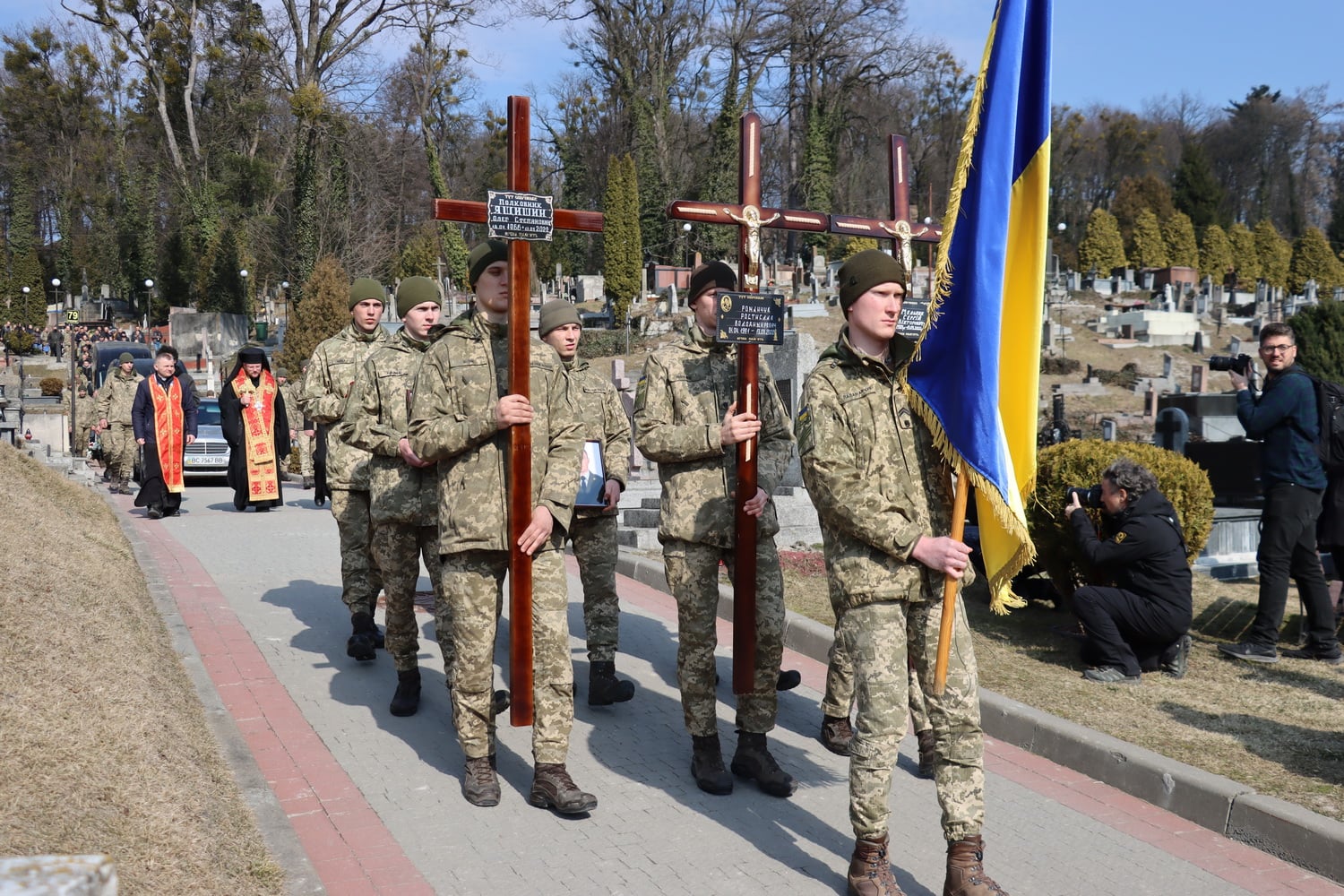 У Львові попрощались із загиблими на Яворівському полігоні військовослужбовцями