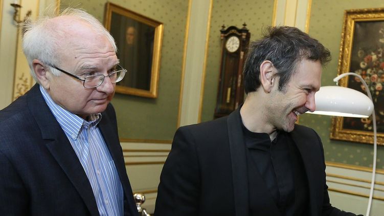 Іван Вакарчук із сином Святославом. Фото: Страна