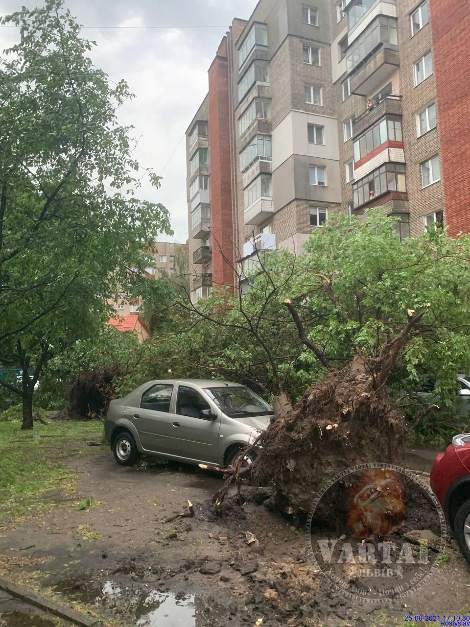 Львів накрила сильна буря. Фото: Варта1