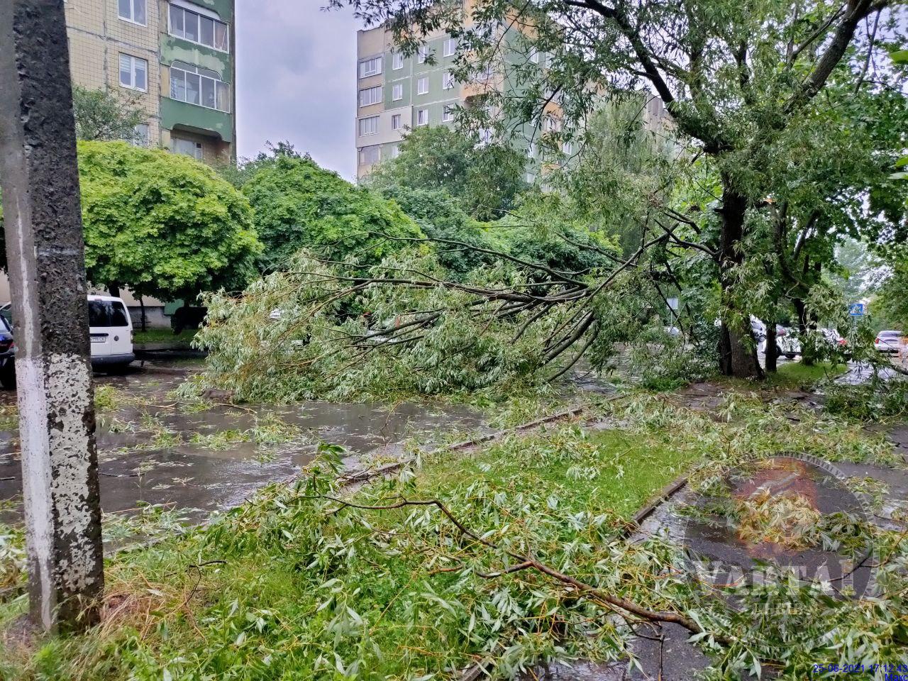 Львів накрила сильна буря. Фото: Варта1