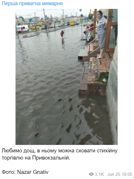 Найкращі фотожаби про затоплений Львів. Фото: Друга приватна мемарня