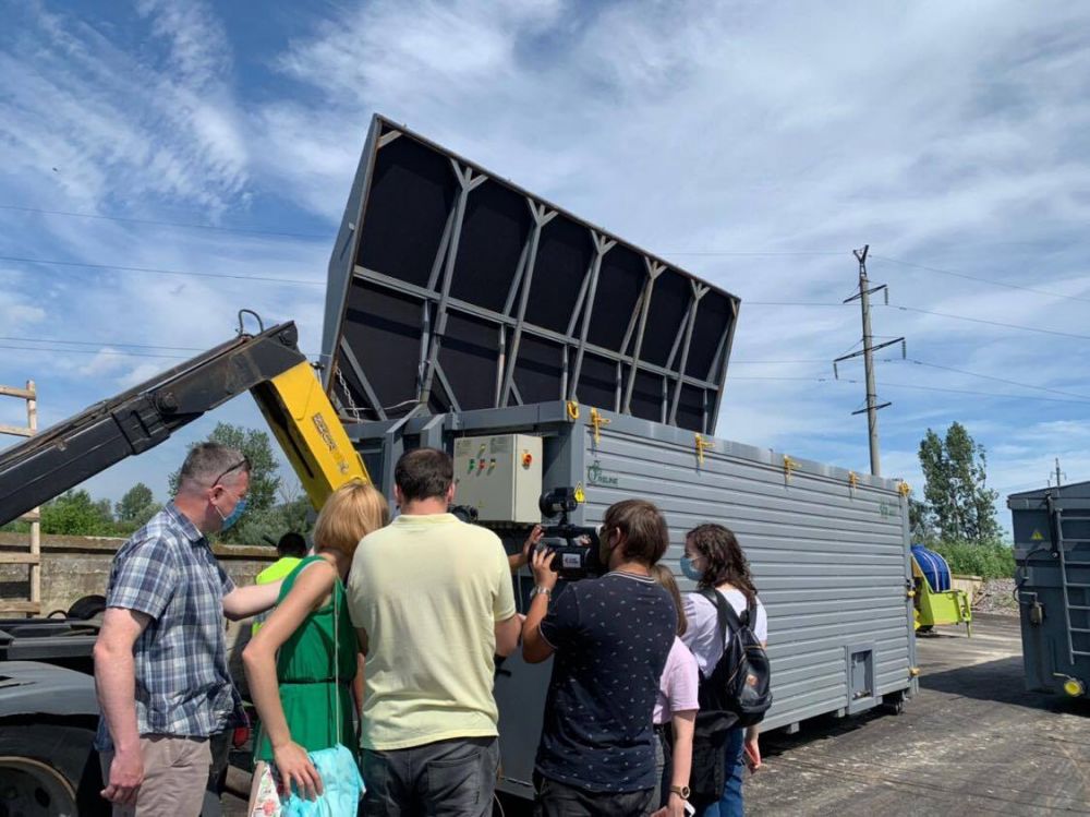Як працює унікальний для України компостувальний майданчик. Фото: ЛМР