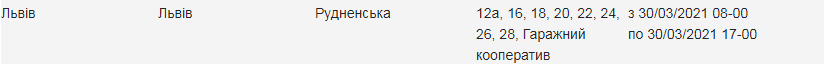Перевір свою адресу: де у Львові 30 березня вимкнули світло фото 7 6