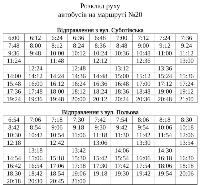 Похвилинний графік: як курсують автобуси у Львові під час локдауну фото 7 6