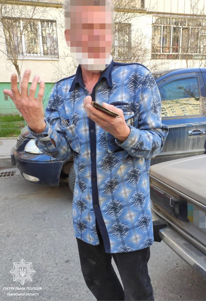 Водій, який спричинив потрійне ДТП. Фото: патрульна поліція