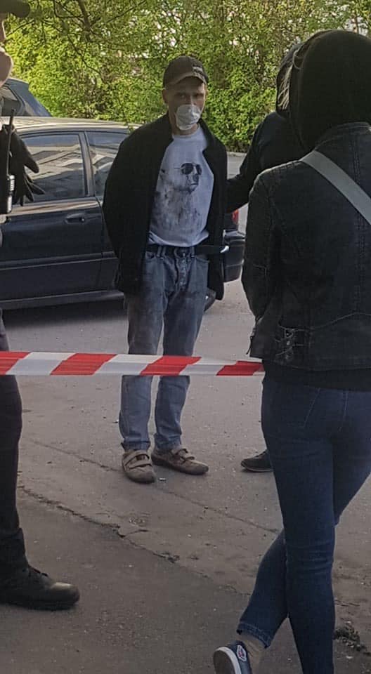 Затриманий нападник. Фото: Ігор Зінкевич