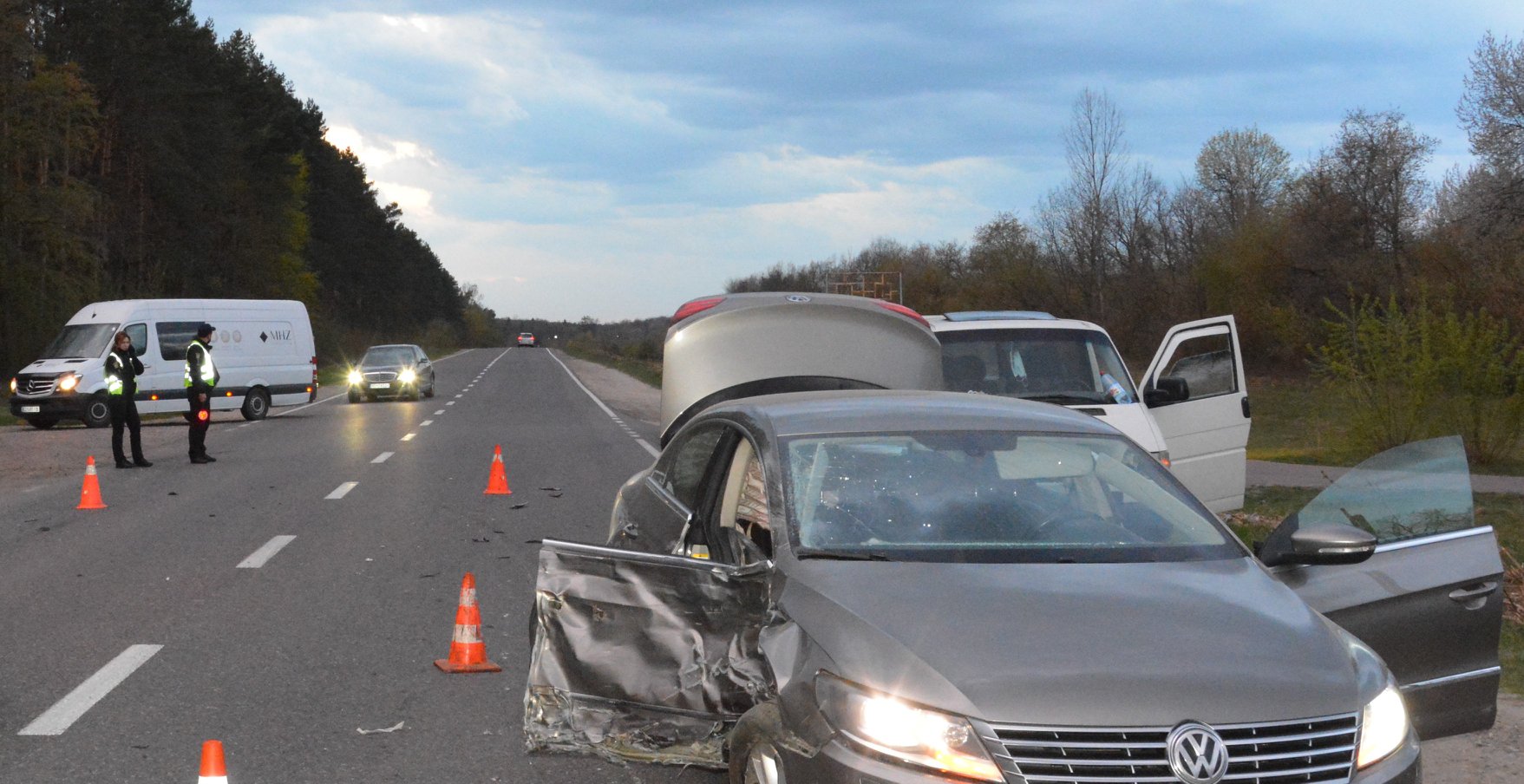 В аварії біля Львова розбився мотоцикліст. Фото: Варта-1